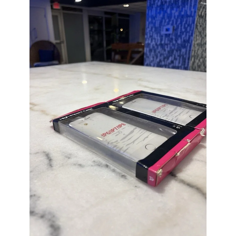 Brand New 2 Pack iPhone 6 7 9 Defense High Impact Case with Screen Protector